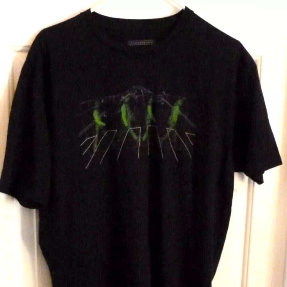 NVIDIA Abbey Road The Beatles Short Sleeve T-Shirt Size Adult Men's XL Black Tee